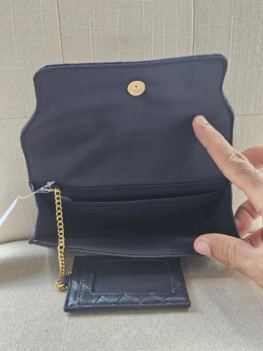 Time And Tru Women Clutch Wallet Cardholder Faux Vegan Leather Purse W/ Cardhold - Picture 10 of 12